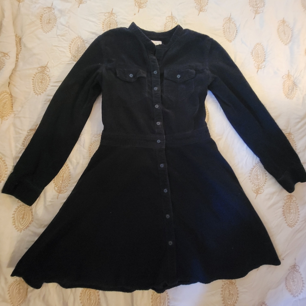 GAP Navy Corduroy Academia  Dress